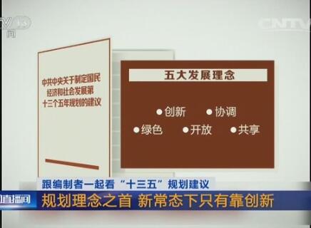 [新聞直播間]跟編制者一起看“十三五”規(guī)劃建議